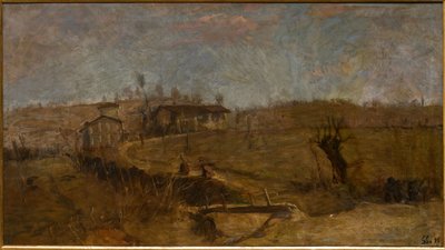 Landschaft von Savignano von Giuseppe Graziosi