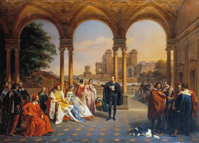 Torquato Tasso am Hof des Hauses Este von Giuseppe Mancinelli