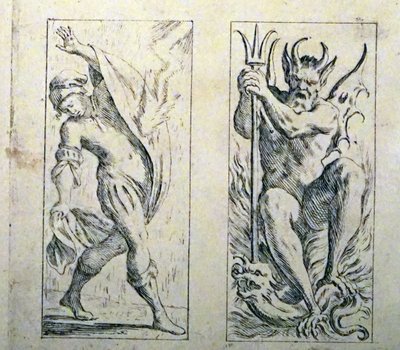 Tarotkarten aus dem 17. Jahrhundert von Giuseppe Maria Mitelli von Giuseppe Maria Mitelli