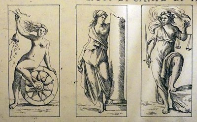 Tarotkarten aus dem 17. Jahrhundert von Giuseppe Maria Mitelli von Giuseppe Maria Mitelli