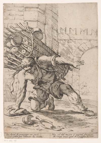 Verkäufer von Geschirr von Giuseppe Maria Mitelli