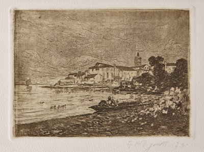 Venezianische Lagune von Giuseppe Miti Zanetti