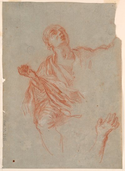 Studien von Trauernden Armen, Händen und Draperien, spätes 18. Jahrhundert von Giuseppe Passeri
