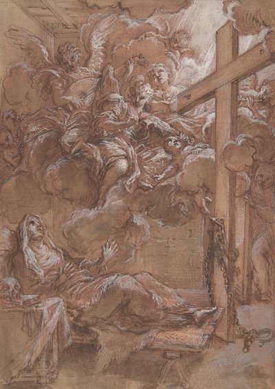 Die Ekstase der seligen Giacinta Marescotti, ca. 1675-1714 von Giuseppe Passeri