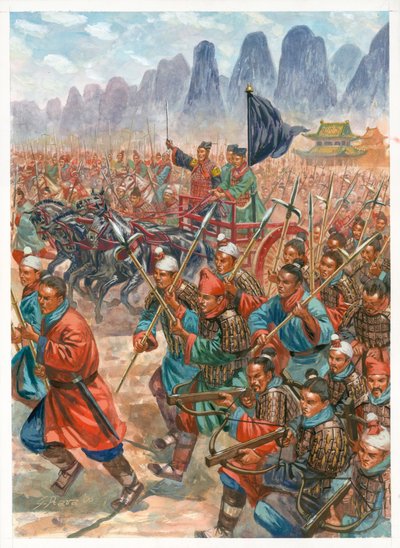 Die Armee des ersten Kaisers von Qin von Giuseppe Rava