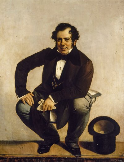 Selbstporträt von Giuseppe Tominz (1790-1866) von Giuseppe Tominz
