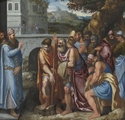 Joseph und seine Brüder von Giuseppe della Porta Salviati