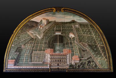Pitti-Palast, Boboli-Gärten und Belvedere-Festung in Florenz von Giusto Utens