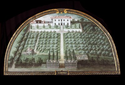 Ansicht der Villa di Marignolle bei Florenz, Italien von Giusto Utens