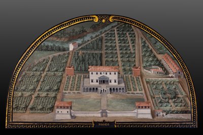 Die Medici-Villa di Poggio a Caiano von Giusto Utens