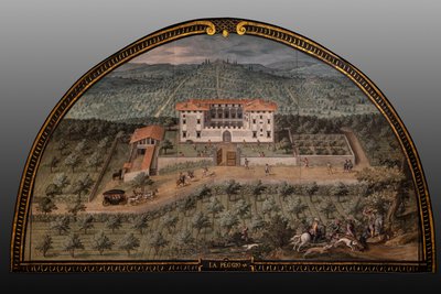 Die Medici-Villa von Lappeggi von Giusto Utens