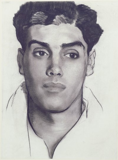 Kopf eines jungen Mannes von Glyn Warren Philpot