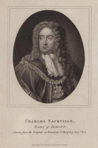 Charles Sackville, 6. Earl of Dorset, englischer Dichter und Höfling von Godfrey (after) Kneller