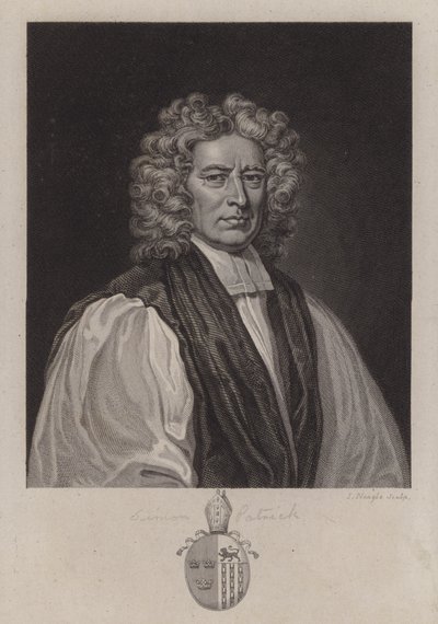 Simon Patrick, Bischof von Ely (Gravur) von Godfrey (after) Kneller