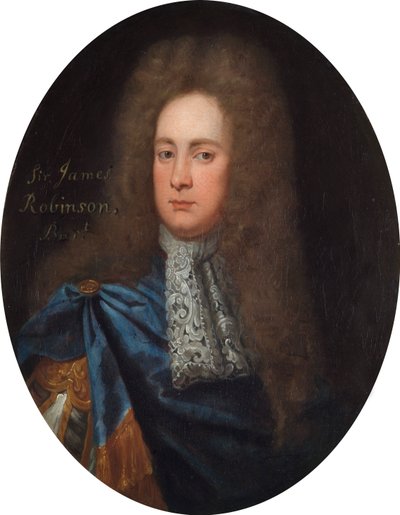 Sir John Robinson von Godfrey (after) Kneller