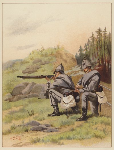 Die 20. Middlesex (Künstler) Freiwilligen von Godfrey Douglas Giles