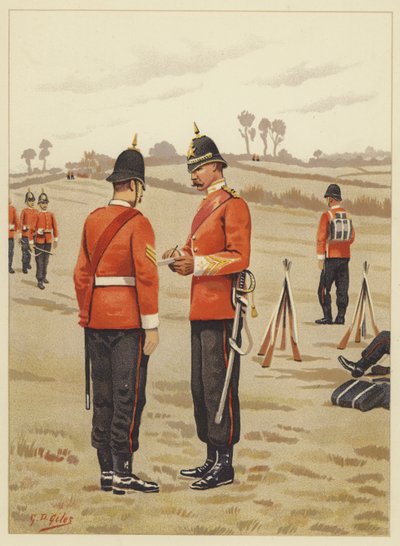 Die 43., Oxfordshire Leichte Infanterie von Godfrey Douglas Giles