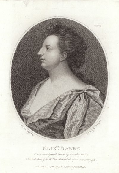 Elizabeth Barry von Godfrey Kneller
