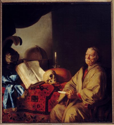 Der Philosoph in Meditation von Godfrey Kneller