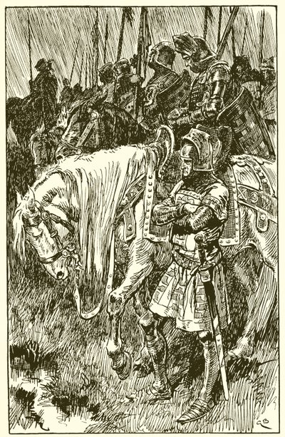 Engländer warten auf den Morgen der Schlacht von Azincourt von Gordon Frederick Browne