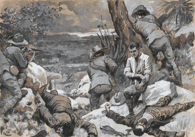 Der Burenangriff auf Caesars Lager: Eine heiße Ecke mit den Border Mounted Rifles von Gordon Frederick Browne