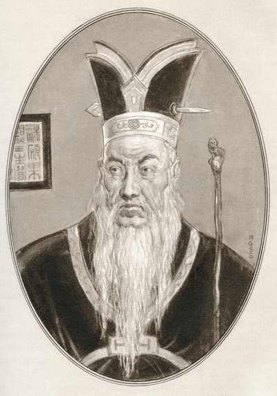 Konfuzius, aus Living Biographies of Religious Leaders von Gordon Ross