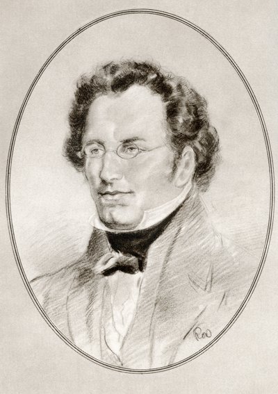 Franz Peter Schubert, aus Living Biographies of Great Composers von Gordon Ross