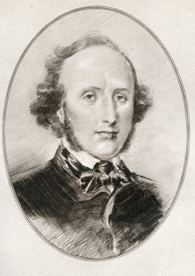 Jakob Ludwig Felix Mendelssohn Bartholdy, aus Living Biographies of Great Composers von Gordon Ross
