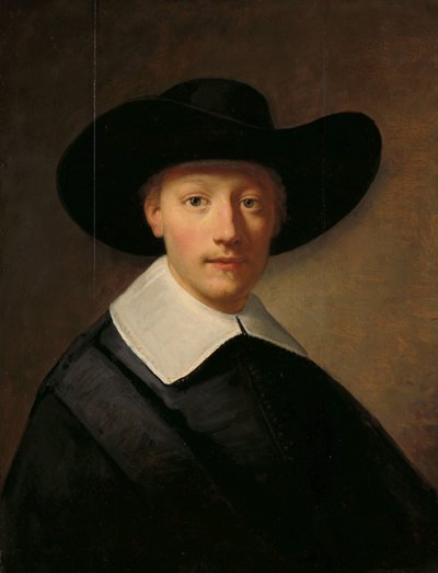 Porträt eines Mannes, traditionell bekannt als Gozen Centen (1611/12-1677) von Govert Flinck