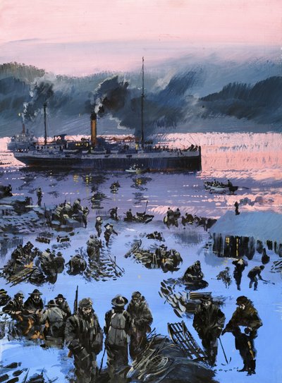 Aufbruch zum Klondike-Goldrausch von Graham Coton
