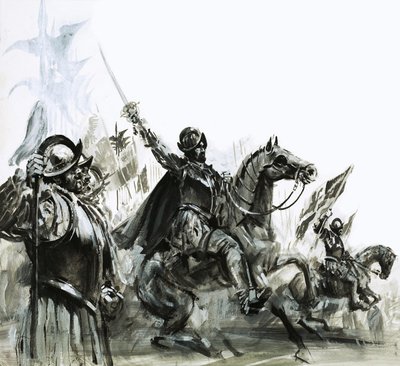 Francisco de Coronado an der Spitze seiner Expedition nach Mexiko von Graham Coton