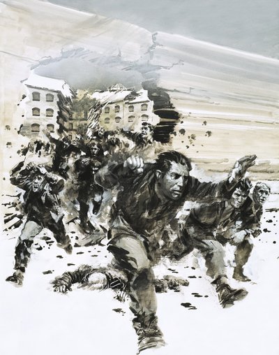 Kriegsgefangene fliehen aus dem Gefängnis von Amiens von Graham Coton