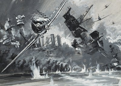 Pearl Harbour, 7. Dezember 1941 von Graham Coton