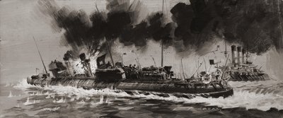 Unidentifiziertes Marinegefecht im Ersten Weltkrieg von Graham Coton