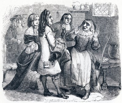 Wahrsagerinnen - Fabeln von La Fontaine von Grandville