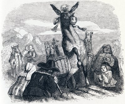 Der Esel, der Reliquien trägt (L