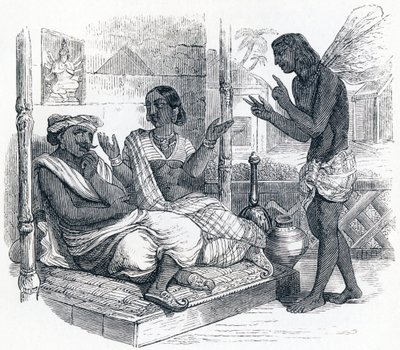 Die Wünsche - Fabeln von La Fontaine von Grandville