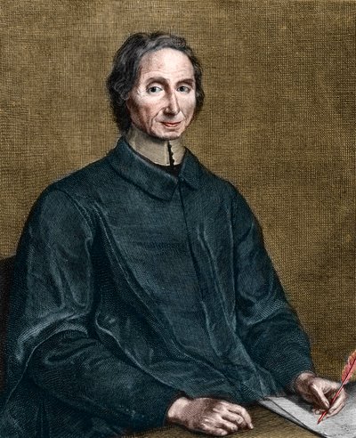 Porträt von Nicolas Malebranche (1638-1715), französischer Philosoph von Gérard Edelinck