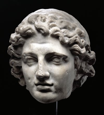 Kolossaler Kopf von Alexander dem Großen von Greek