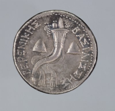 Silber-Didrachme von Berenike II von Greek
