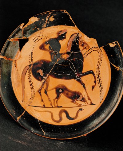 Reiter und sein Hund von Greek School