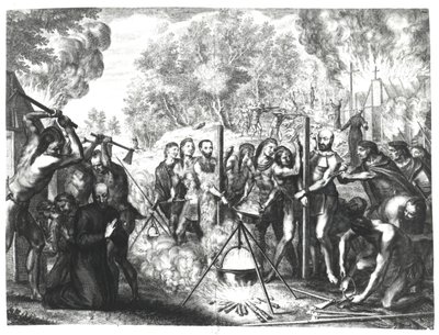 Der Tod einiger Jesuitenpater in Neufrankreich, aus 