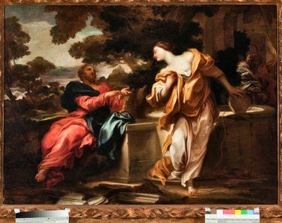 Christus und die Samariterin am Jakobsbrunnen von Gregorio De Ferrari
