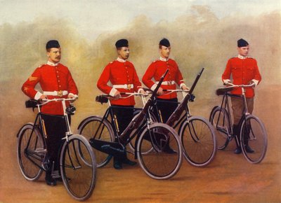 Radfahrer - Lancashire Fusiliers, 1900. von Gregory and Co
