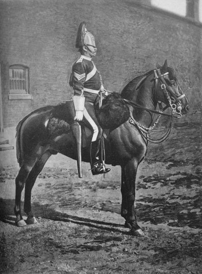 Sergeant, 2. Dragoner-Garde Queens Bays, um 1880 von Gregory and Co