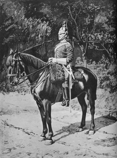 Trupp-Sergeant-Major, 3., Die Dragonerwache des Prinzen von Wales, ca. 1880 von Gregory and Co