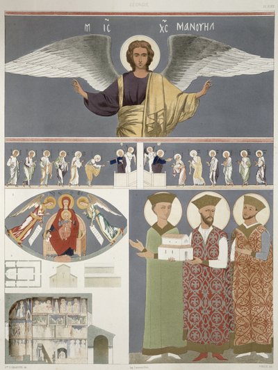 Fresken aus der orthodoxen Kirche von Nekrssi bei Dido, Tafel 48 aus 