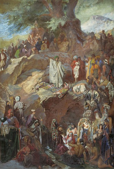 Г. Гагарин. Проповедь Магомета von Grigory Gagarin