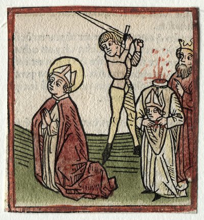 Die Heiligen Theonestus und Albanus, oder St. Pancrace von Günther Zainer