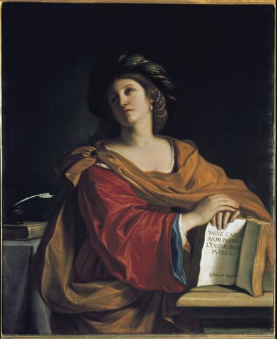Die Samische Sibylle (von Samos) von Guercino